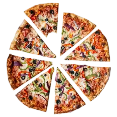 A photo of a pizza